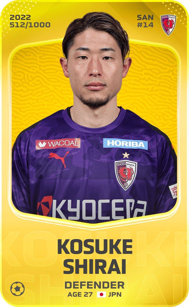 Kosuke Shirai 2022-23 • Limited 512/1000