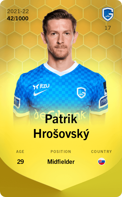 Patrik Hrošovský 2021-22 • Limited 42/1000