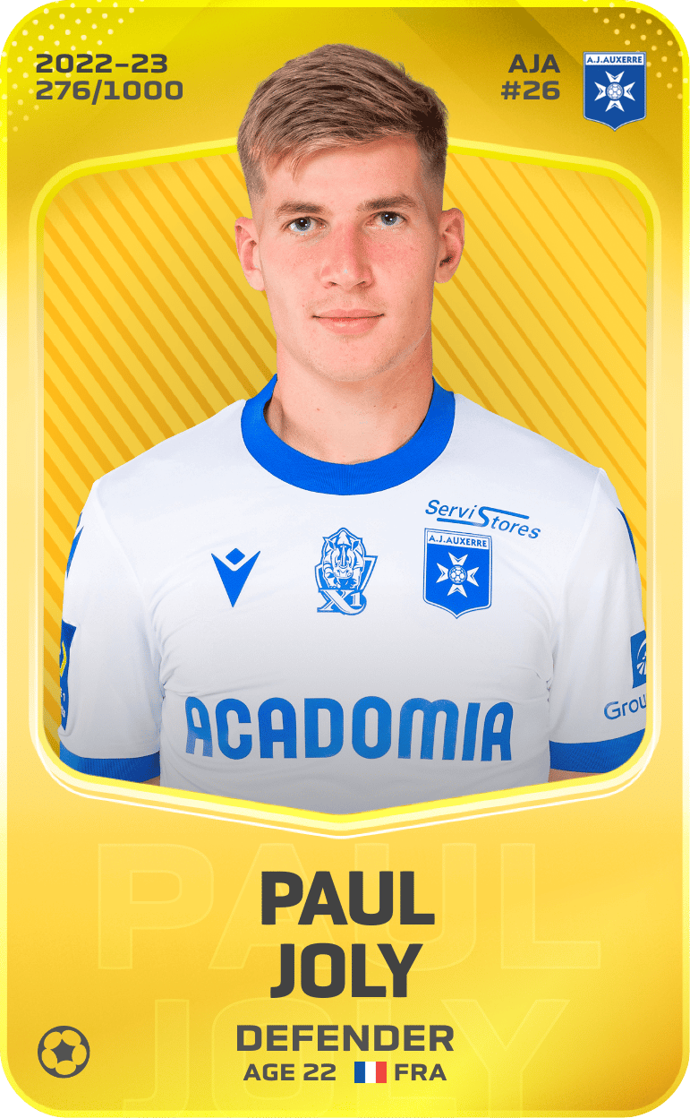 Paul Joly 2022-23 • Limited 276/1000