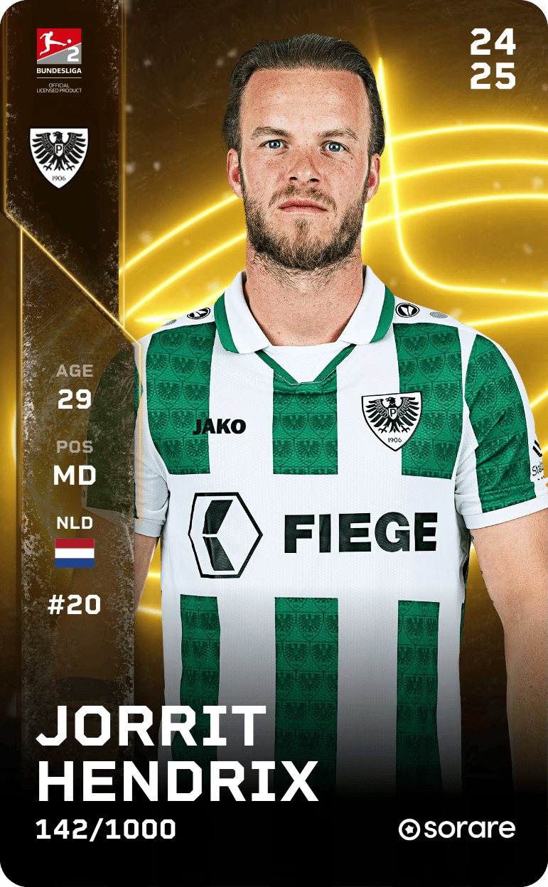Jorrit Hendrix 2024-25 • Limited 142/1000