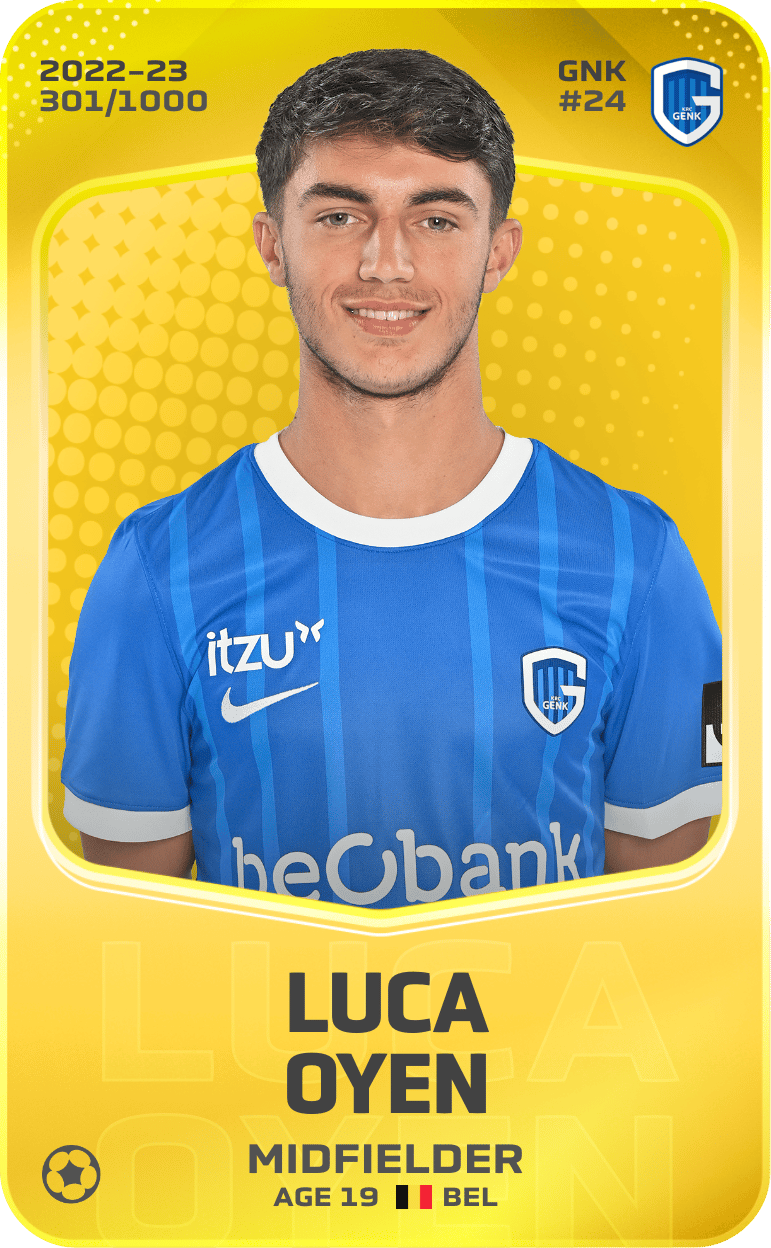 Luca Oyen 2022-23 • Limited 301/1000