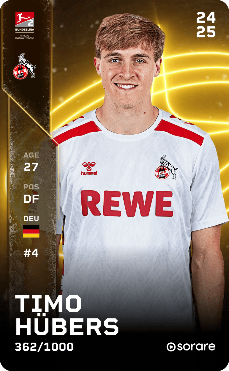 Timo Hübers 2024-25 • Limited 362/1000