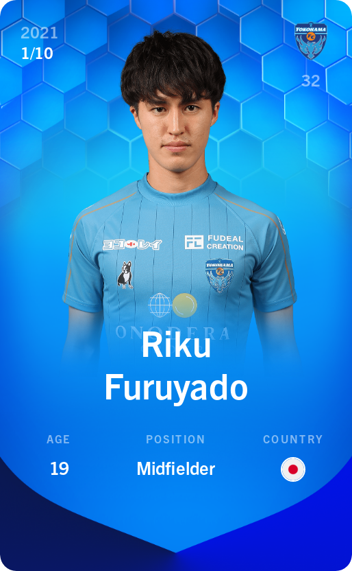 Sorare - Sorare Official - Riku Furuyado 2021-22 • Super Rare 1/10 - NFT # 37298983409948234325716477806512244227606518498932513568762320623157791423471