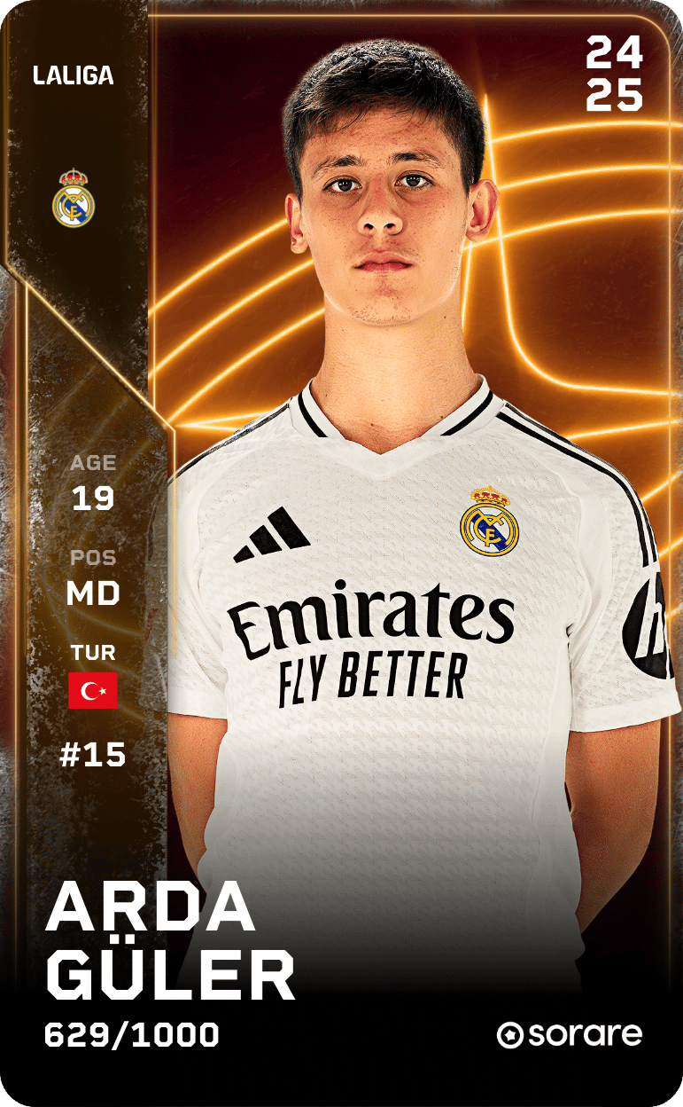 Arda Güler 2024-25 • Limited 629/1000