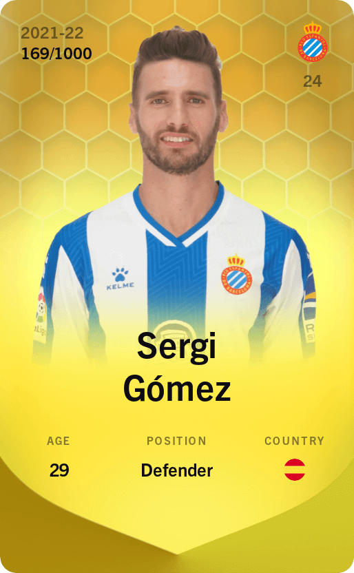 Sergi Gómez 2021-22 • Limited 169/1000