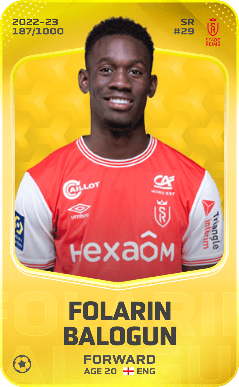 Folarin Balogun 2022-23 • Limited 187/1000