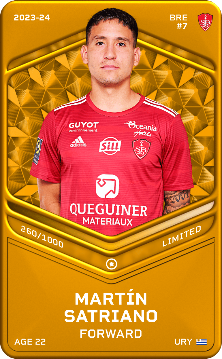 Martín Satriano 2023-24 • Limited 260/1000