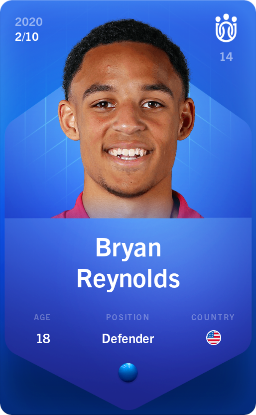 Sorare - Sorare Official - Bryan Reynolds 2020-21 • Super Rare 2/10 - NFT # 113930604509900965694057844707706577972810769069633285157312789490212258508697