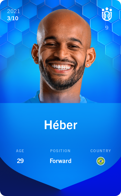 Sorare - Sorare Official - Héber 2021-22 • Super Rare 3/10 - NFT # 47833735833766496955826198295680906038886813386605472715034091445102032343009