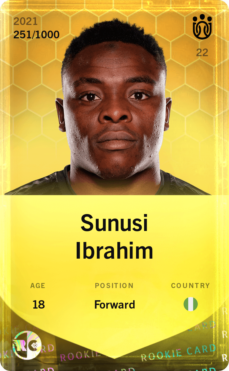 Sunusi Ibrahim 2021-22 • Limited 251/1000