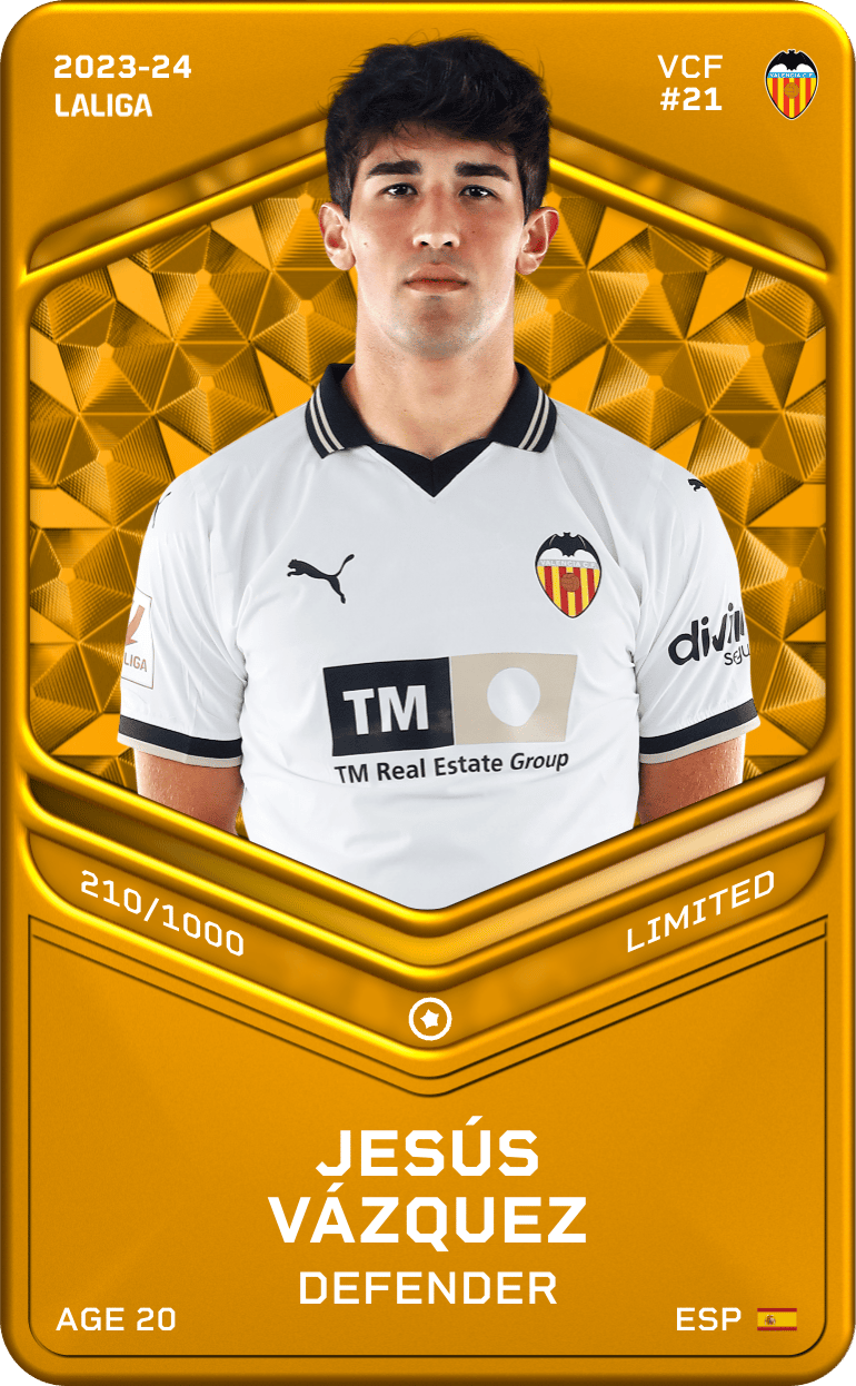 Jesús Vázquez 2023-24 • Limited 210/1000