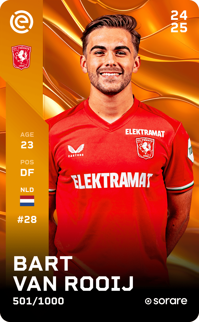 Bart van Rooij 2024-25 • Limited 501/1000