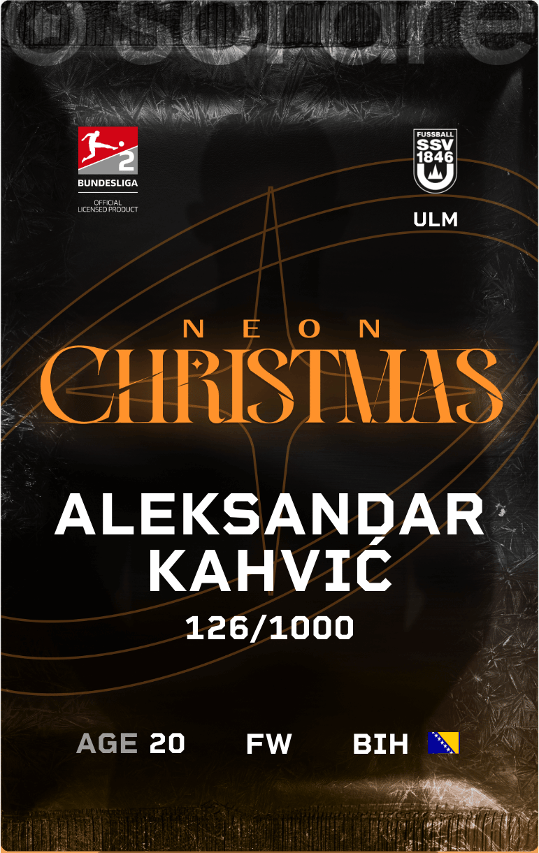 Aleksandar Kahvić 2024-25 • Limited 126/1000