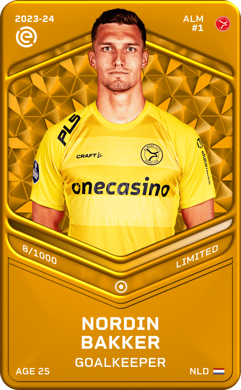 Nordin Bakker 2023-24 • Limited 8/1000