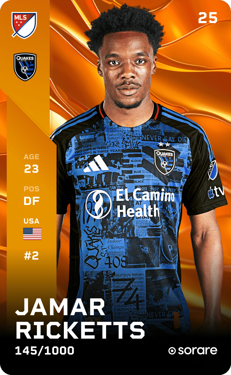 Jamar Ricketts 2025-26 • Limited 145/1000