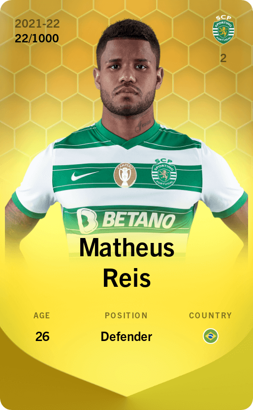 Matheus Reis 2021-22 • Limited 22/1000