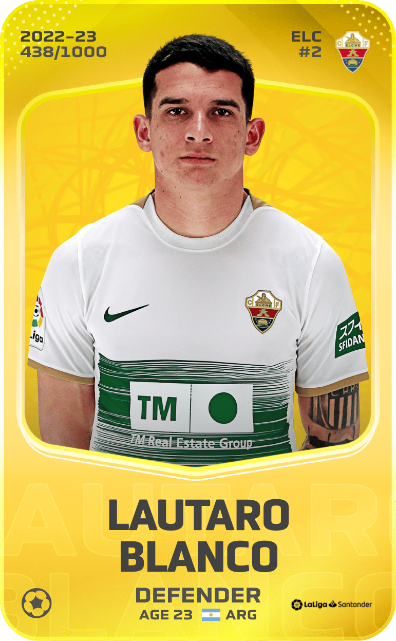 Lautaro Blanco 2022-23 • Limited 438/1000