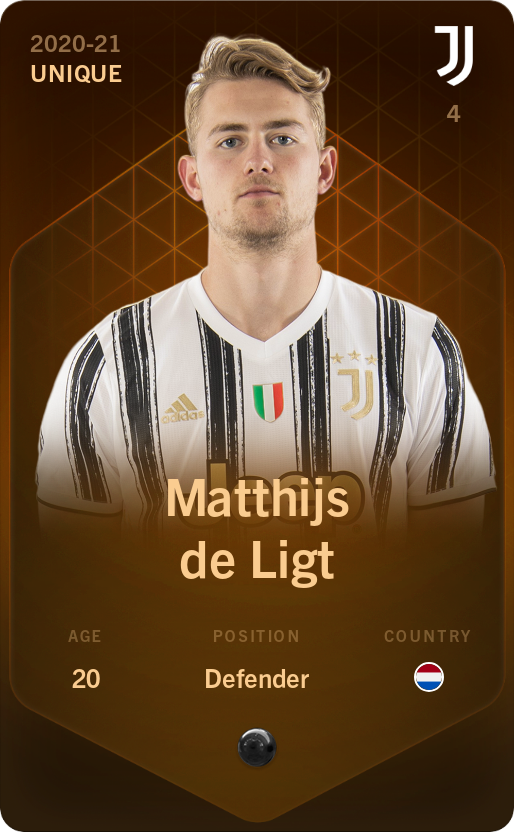 Sorare - Sorare Official - Matthijs de Ligt 2020-21 • Unique - NFT # 106801461148568135348838637210283425753575687163906897670905508352427495889087