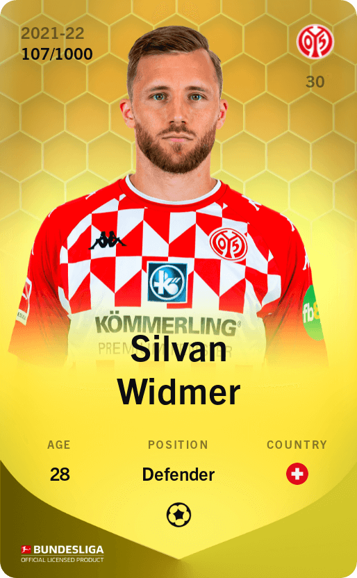 Silvan Widmer 2021-22 • Limited 107/1000
