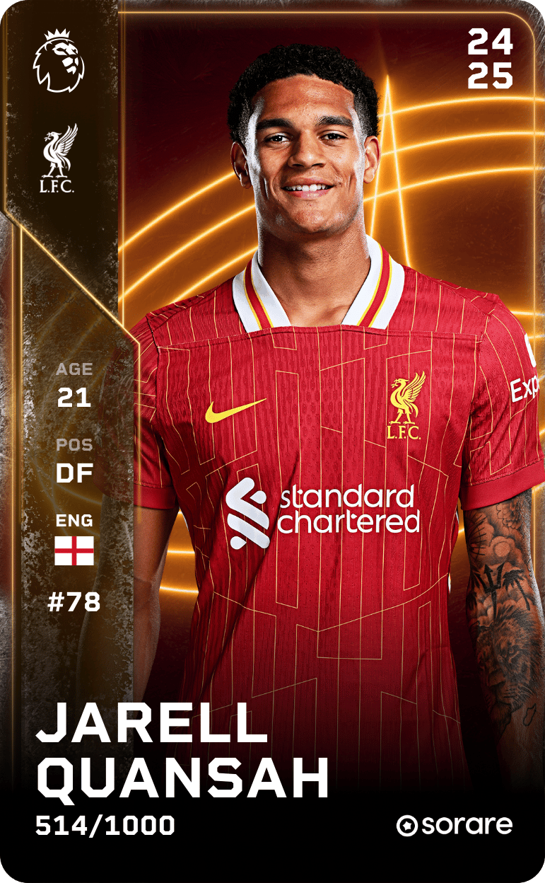 Jarell Quansah 2024-25 • Limited 514/1000
