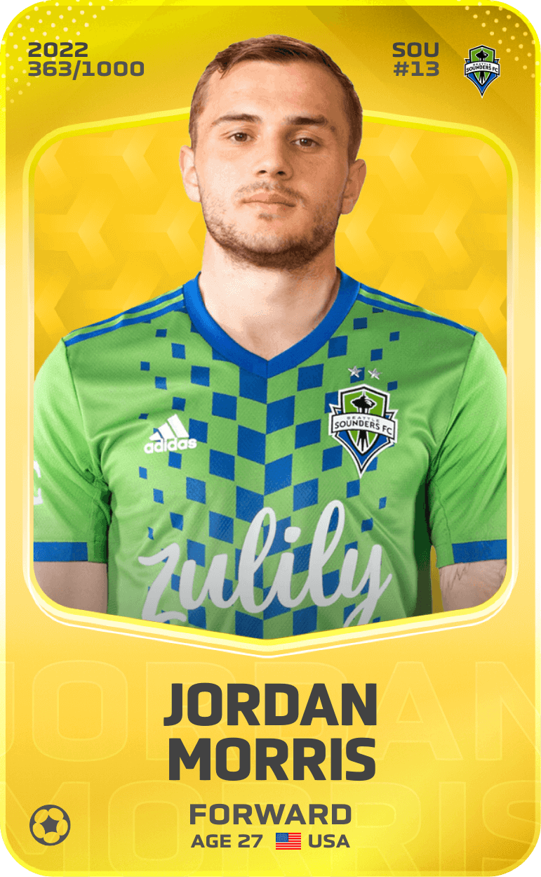 Jordan Morris 2022-23 • Limited 363/1000