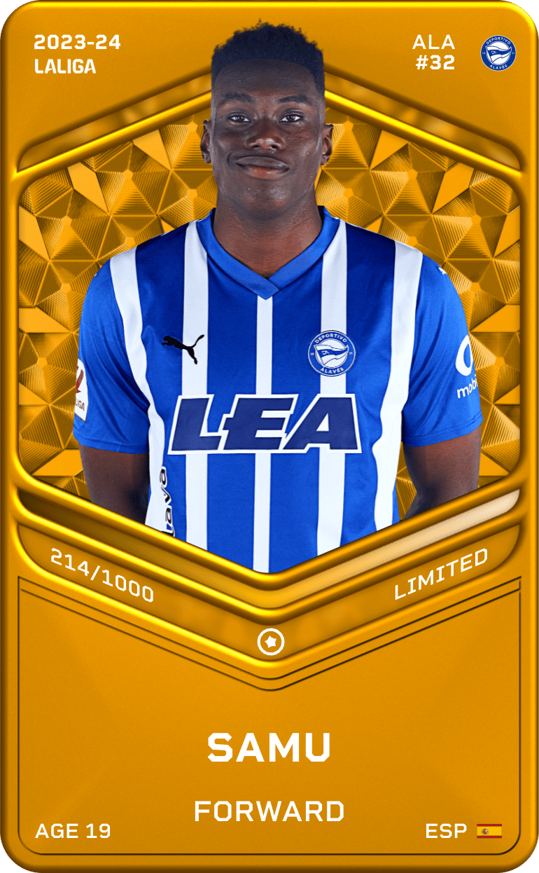 Samu Omorodion 2023-24 • Limited 214/1000