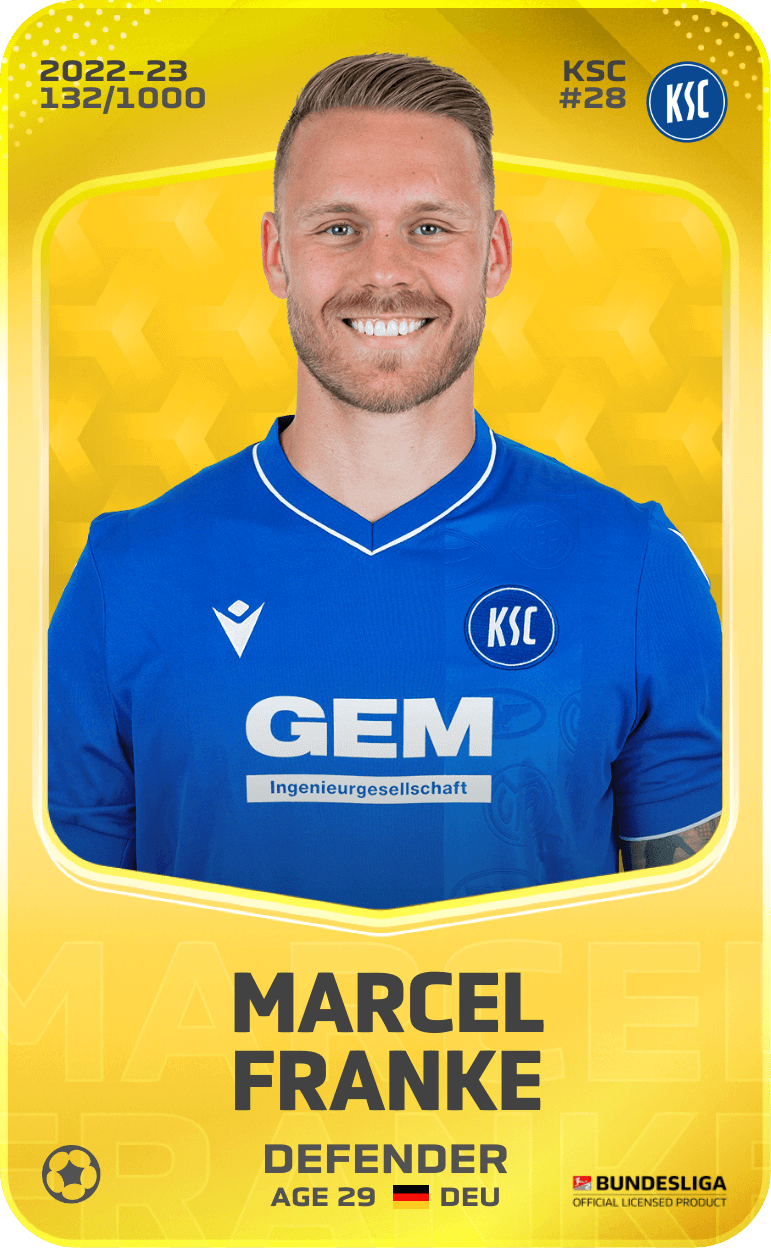 Marcel Franke 2022-23 • Limited 132/1000