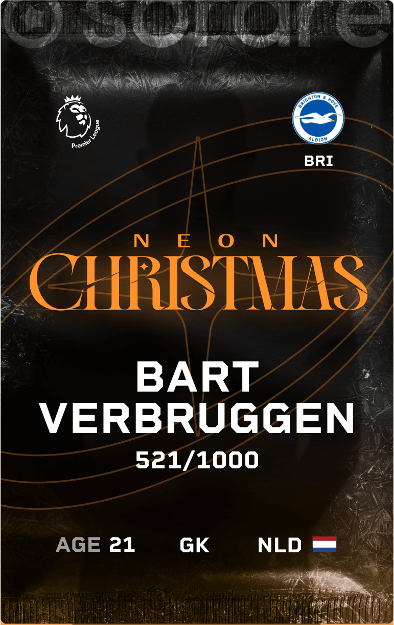 Bart Verbruggen 2024-25 • Limited 521/1000