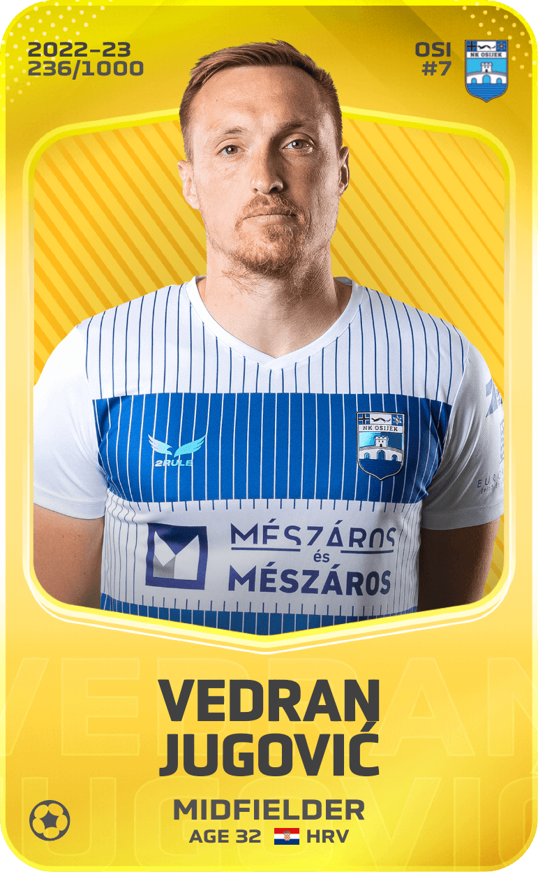 Vedran Jugović 2022-23 • Limited 236/1000