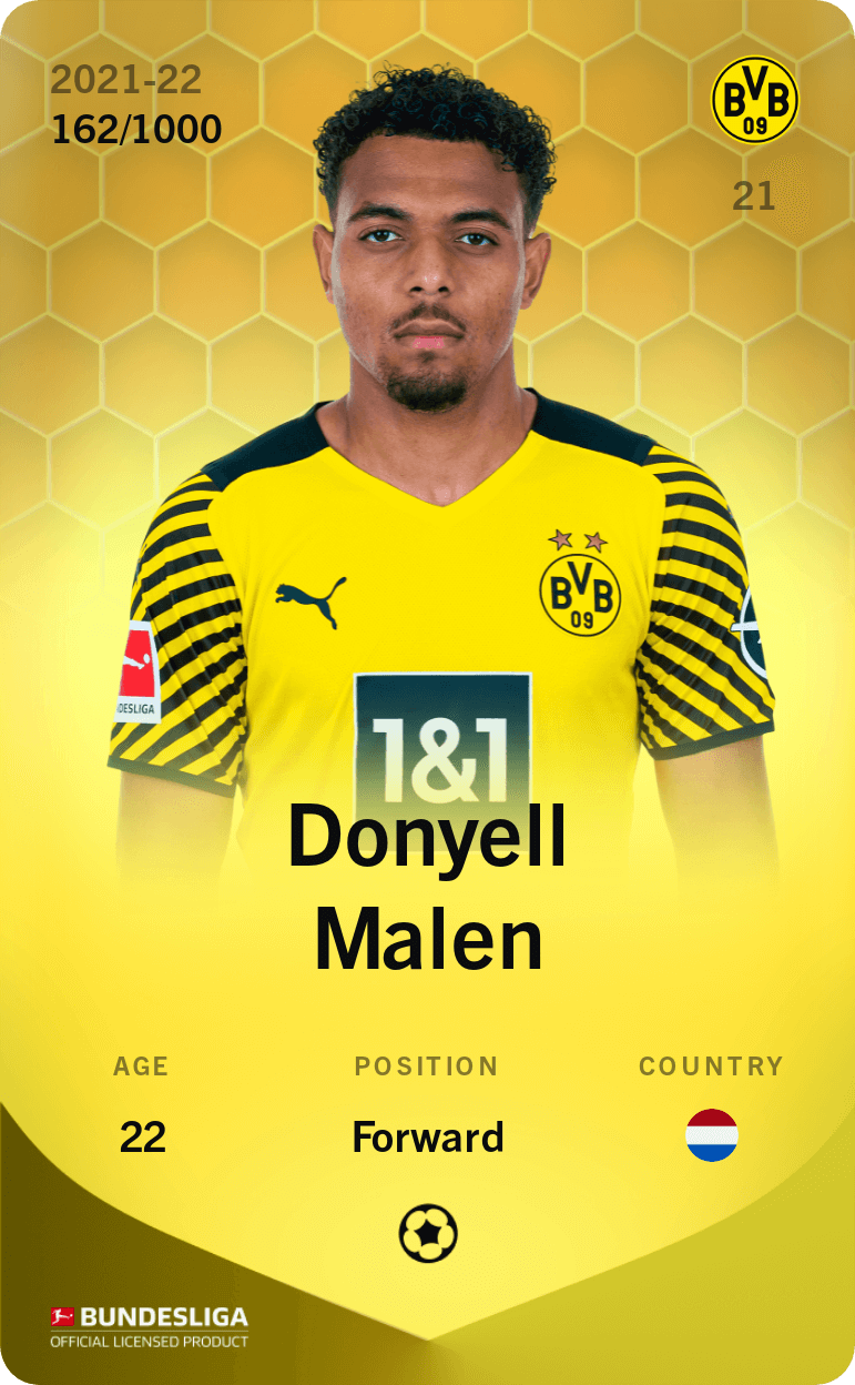 Donyell Malen 2021-22 • Limited 162/1000