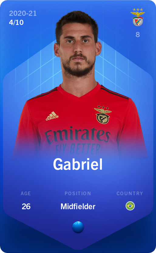 Sorare - Sorare Official - Gabriel 2020-21 • Super Rare 4/10 - NFT # 9862419815439239830573490171776390407108044773109161851026378812848109783123