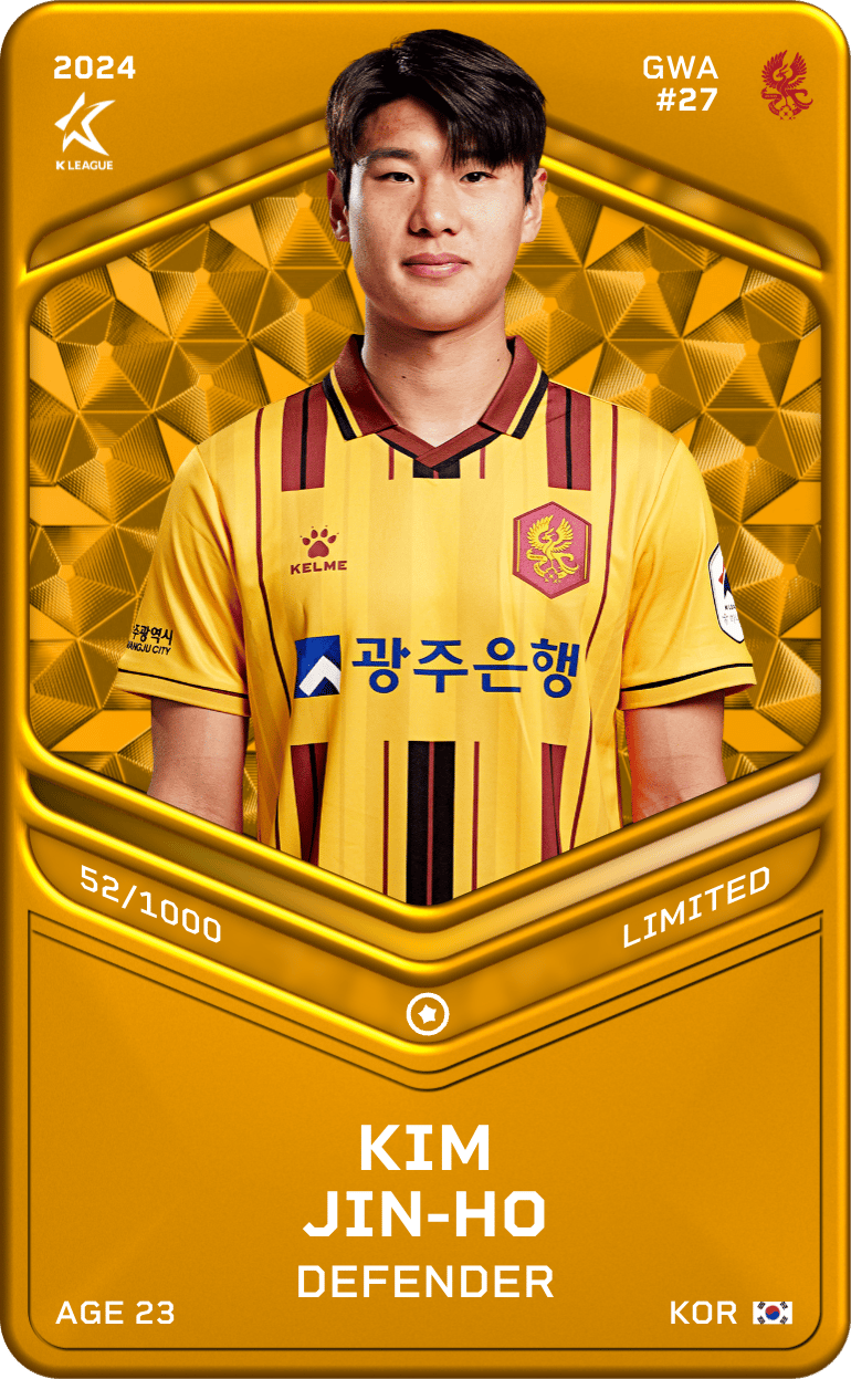 Kim Jin-Ho 2024-25 • Limited 52/1000