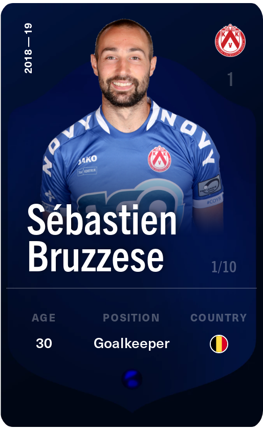 Sorare - Sorare Official - Sébastien Bruzzese 2018-19 • Super Rare 1/10 - NFT # 61853170075008259046310913726477266140728687499669615265734902377381973285535