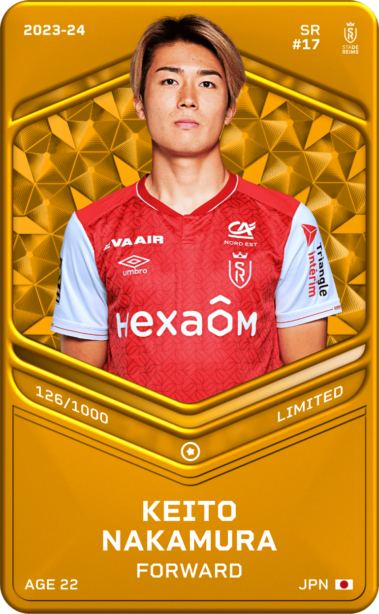 Keito Nakamura 2023-24 • Limited 126/1000