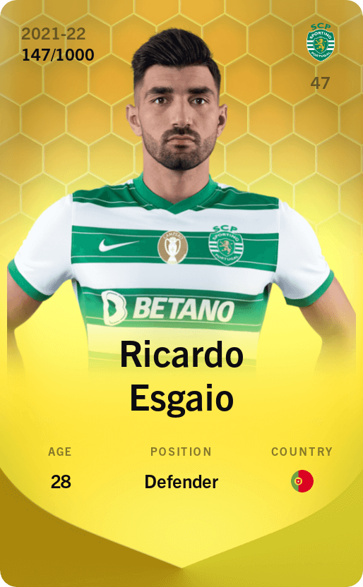 Ricardo Esgaio 2021-22 • Limited 147/1000