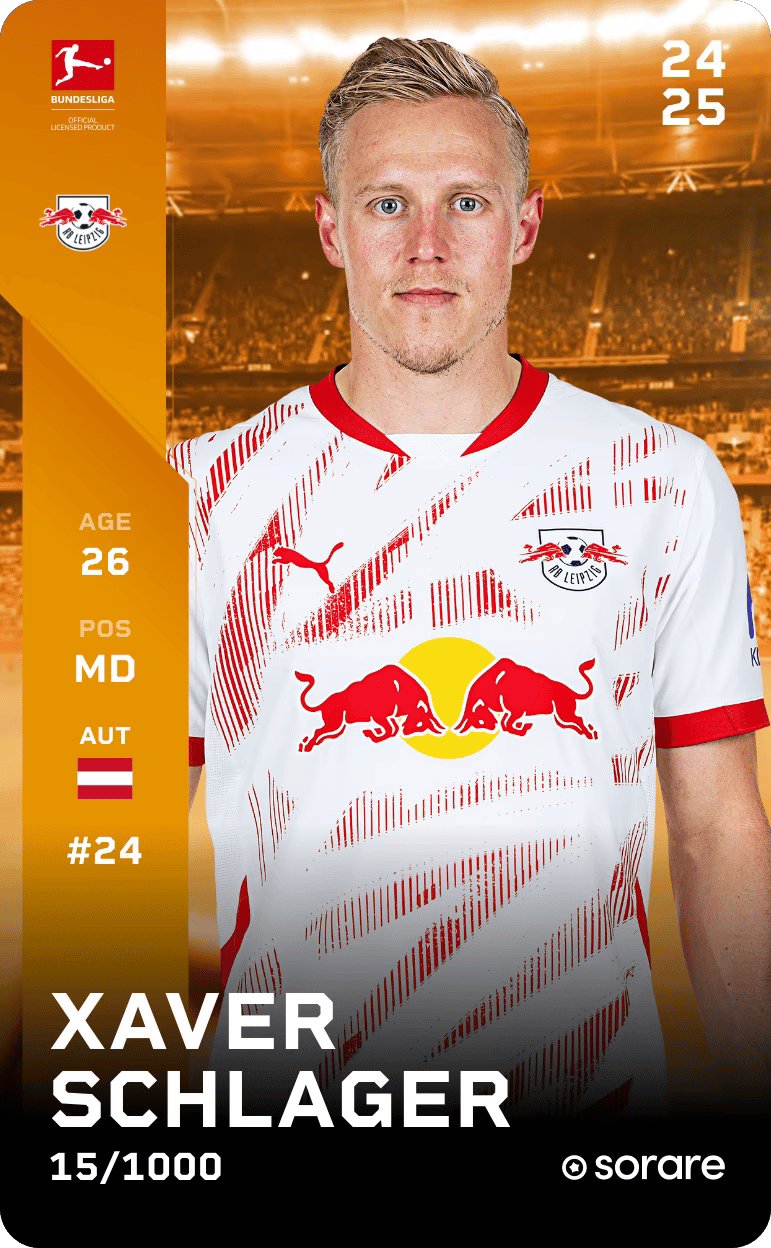 Xaver Schlager 2024-25 • Limited 15/1000