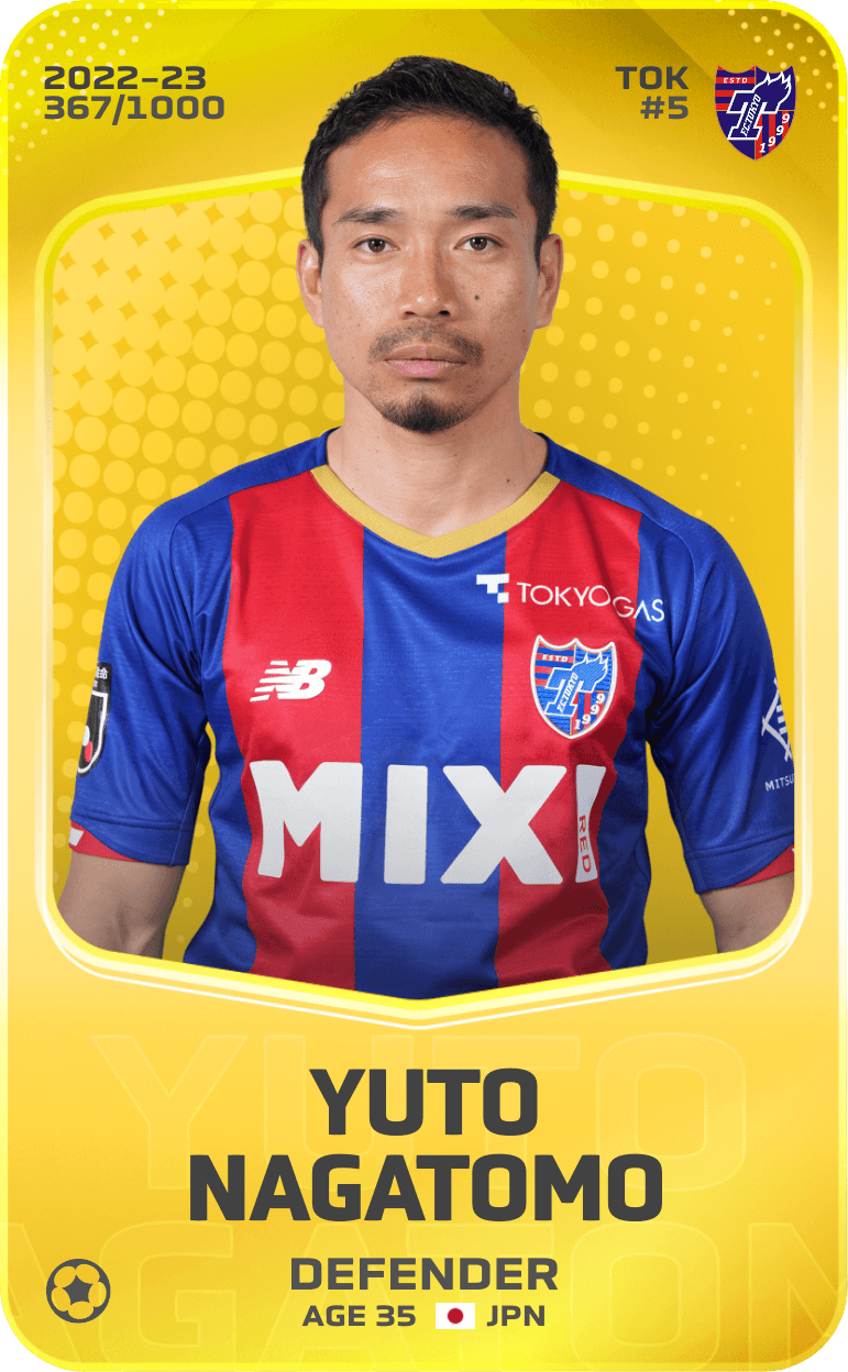 Yuto Nagatomo 2022-23 • Limited 367/1000