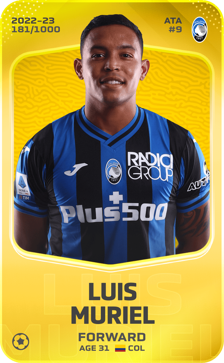 Luis Muriel 2022-23 • Limited 181/1000