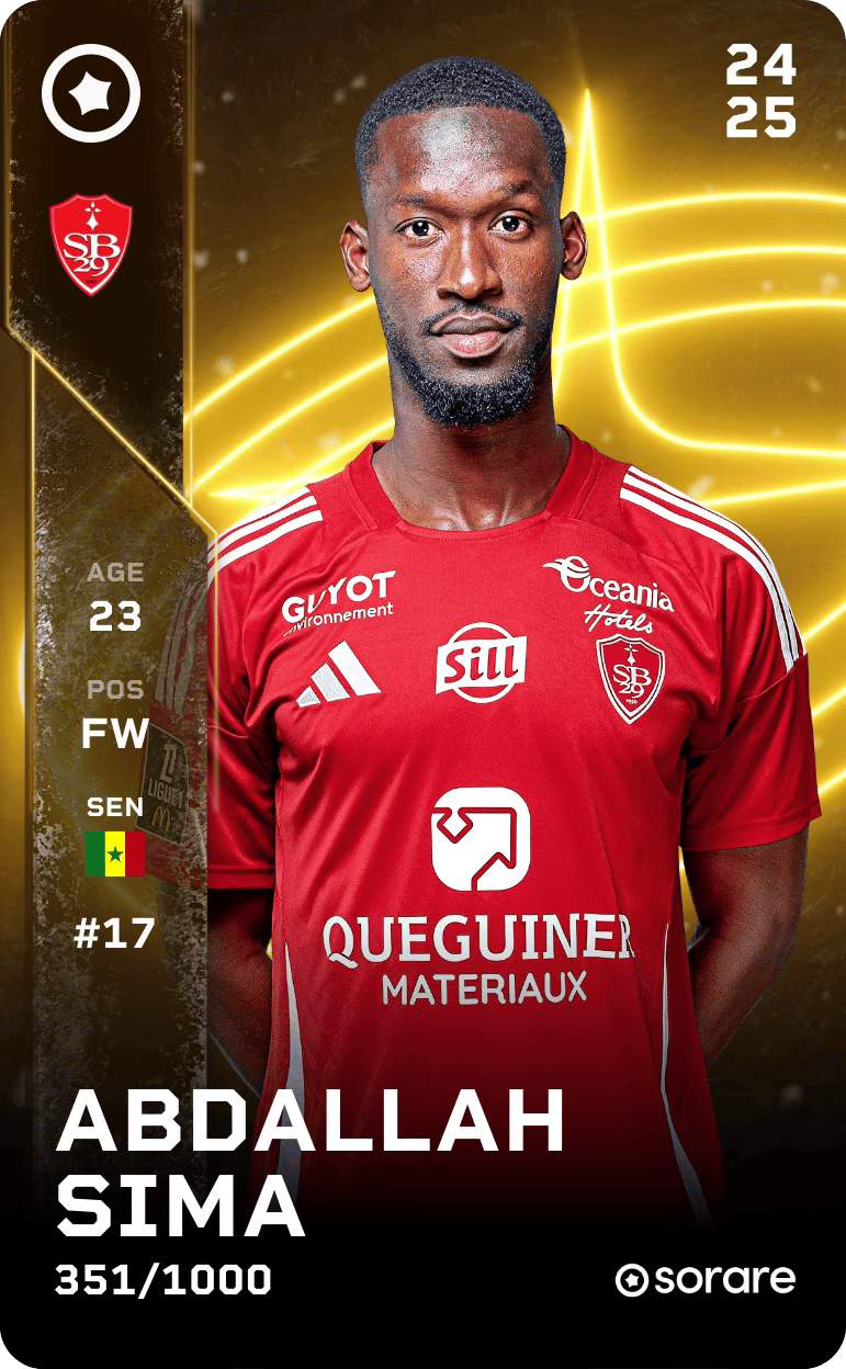Abdallah Sima 2024-25 • Limited 351/1000