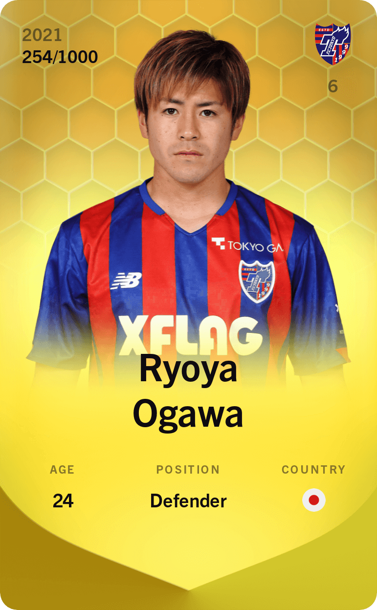 Ryoya Ogawa 2021-22 • Limited 254/1000
