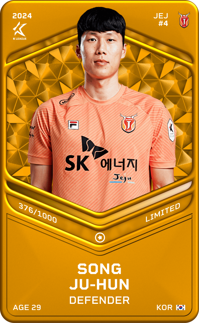 Song Ju-Hun 2024-25 • Limited 376/1000