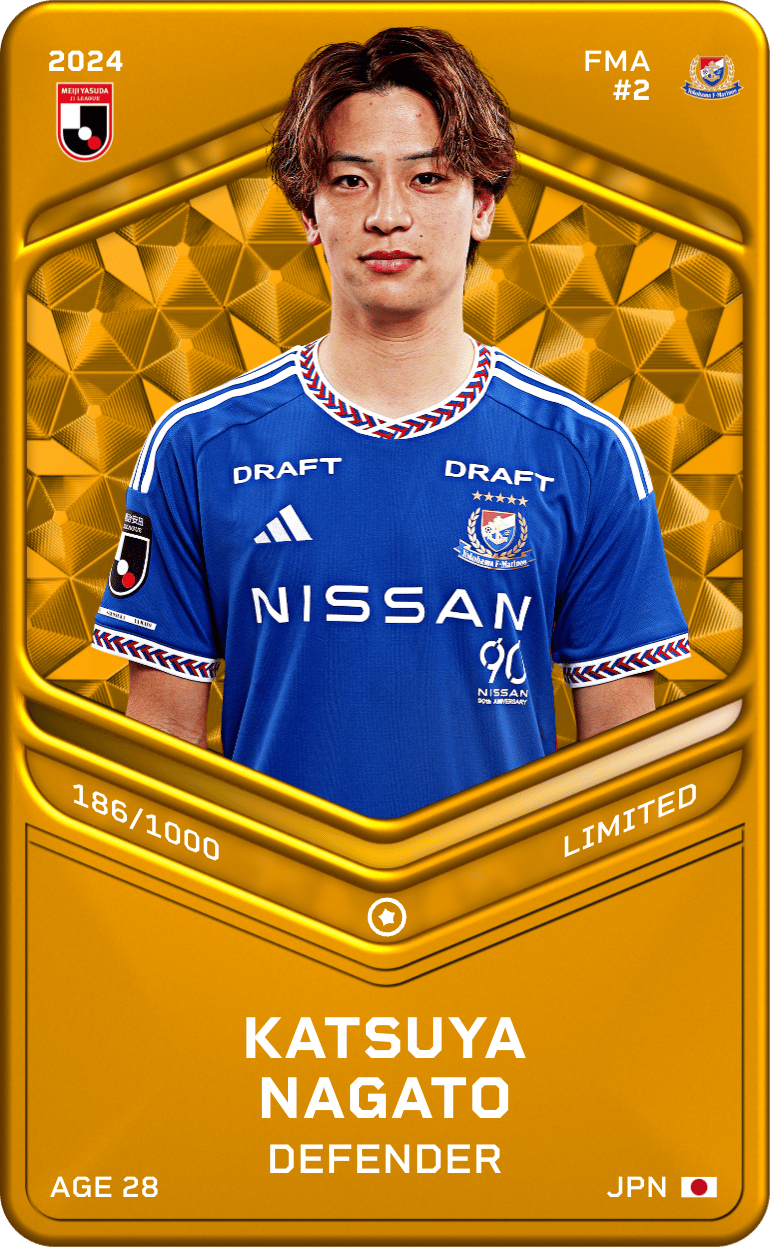 Katsuya Nagato 2024-25 • Limited 186/1000
