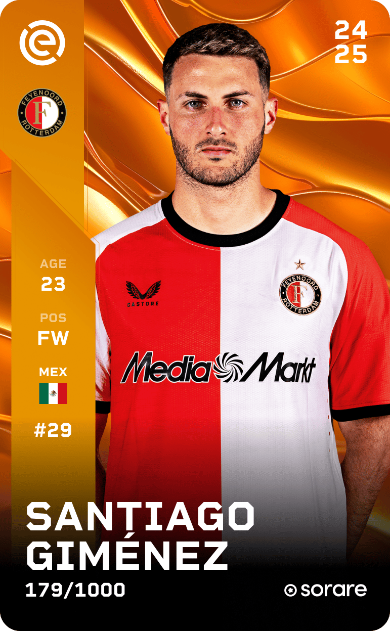 Santiago Giménez 2024-25 • Limited 179/1000