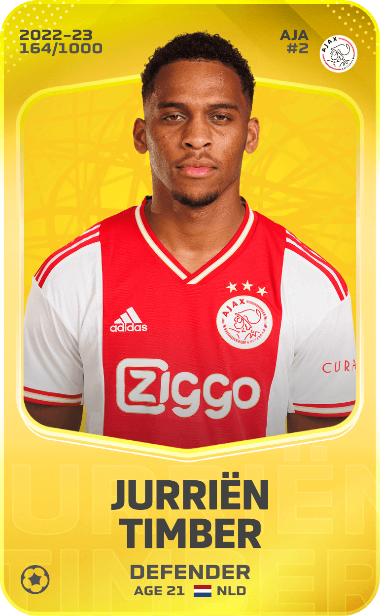 Jurriën Timber 2022-23 • Limited 164/1000