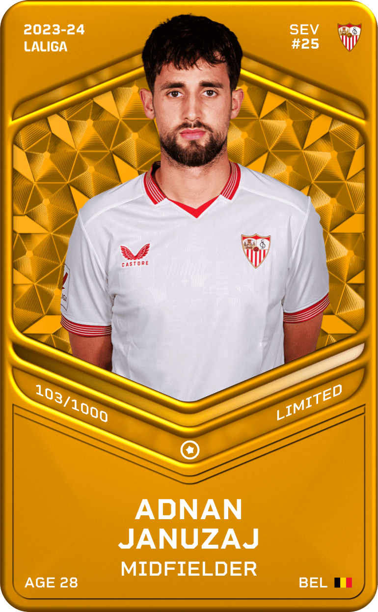 Adnan Januzaj 2023-24 • Limited 103/1000