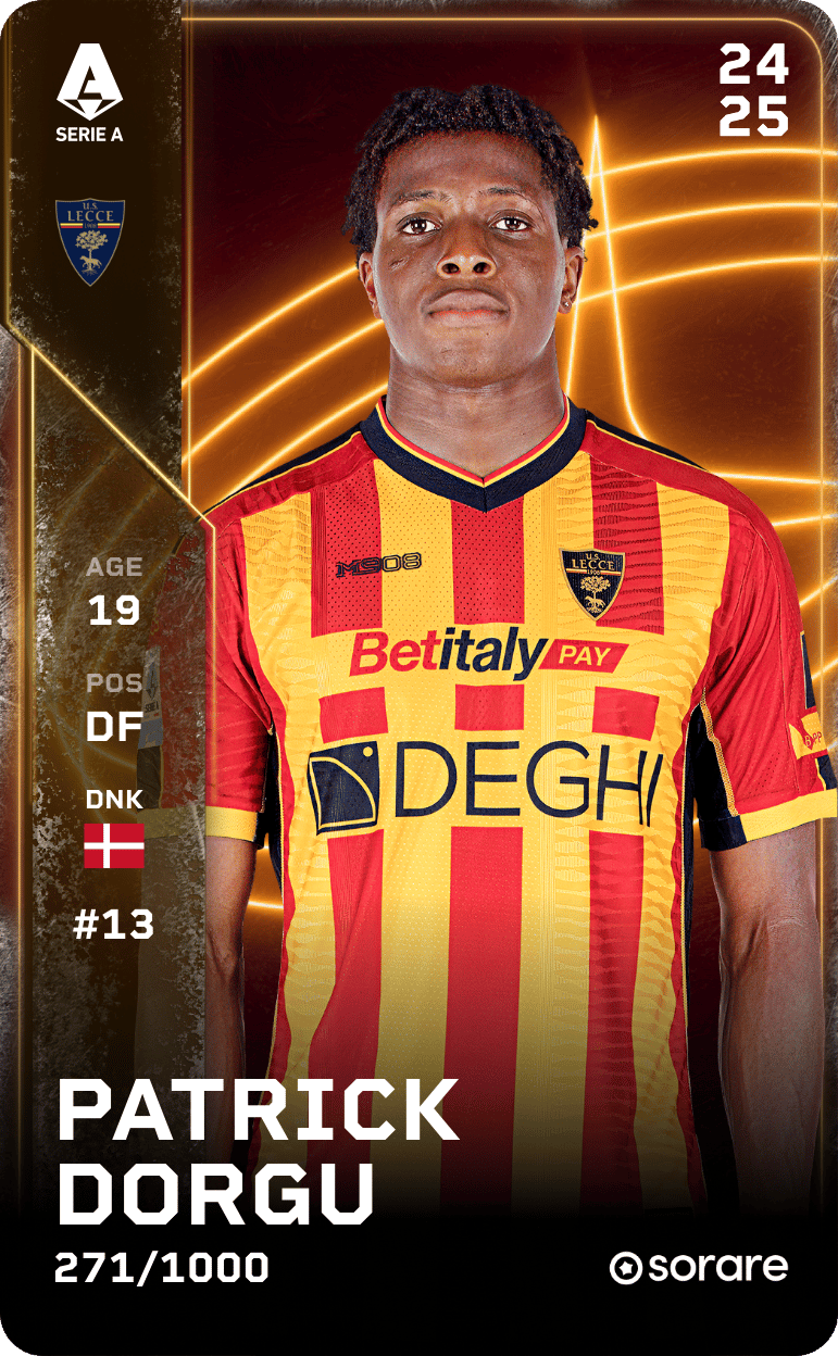 Patrick Dorgu 2024-25 • Limited 271/1000