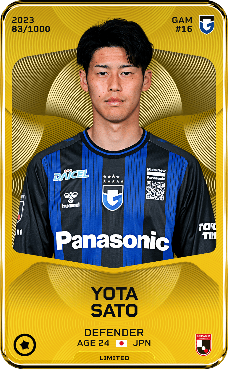 Yota Sato 2023-24 • Limited 83/1000