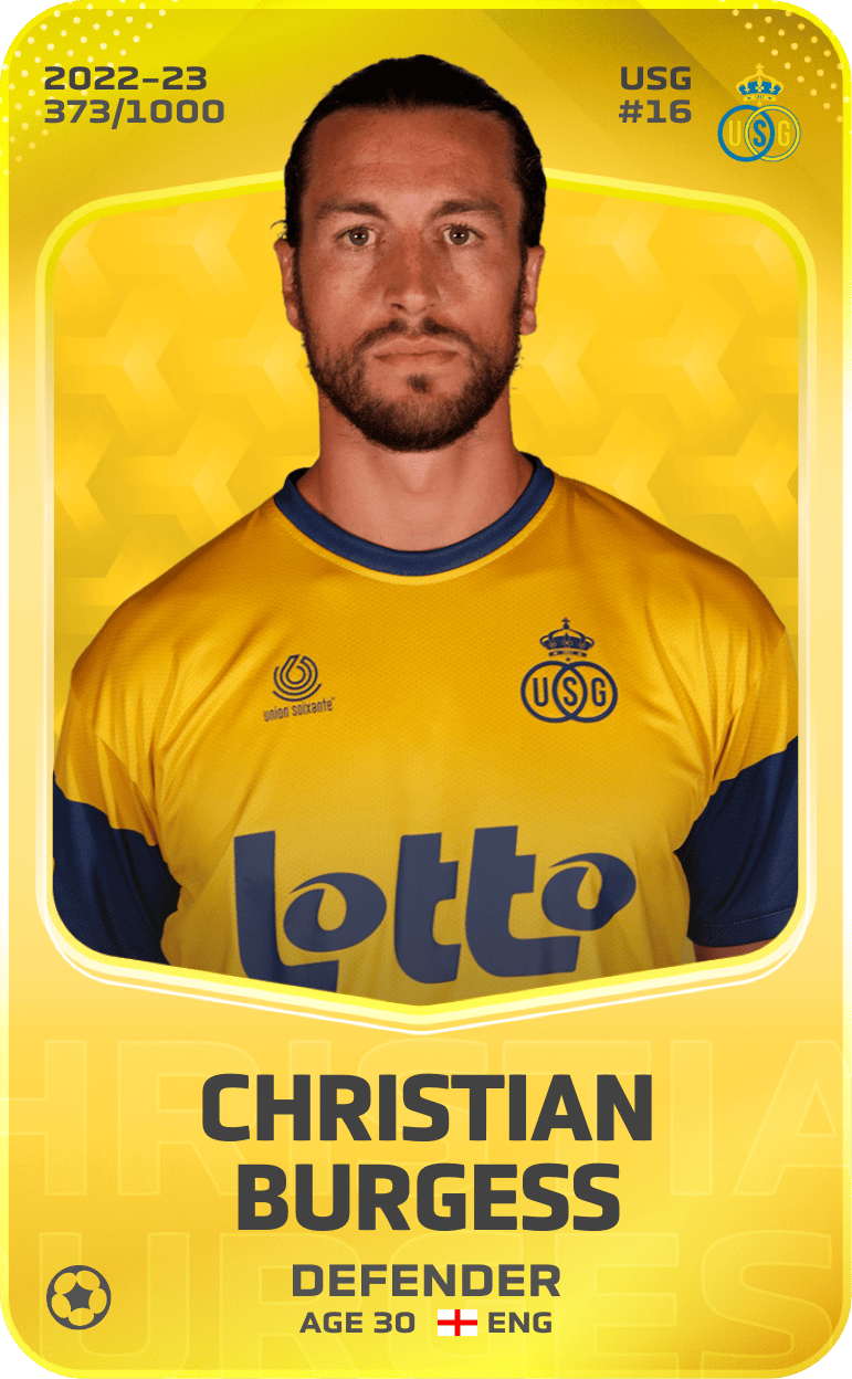 Christian Burgess 2022-23 • Limited 373/1000