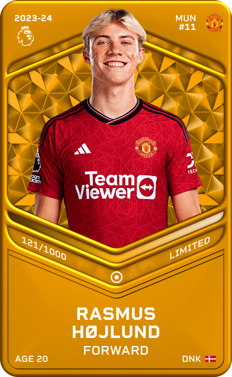 Rasmus Højlund 2023-24 • Limited 121/1000