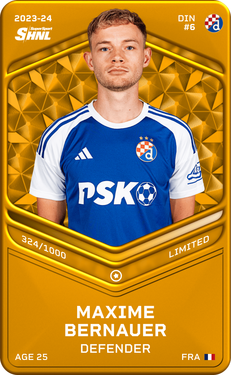 Maxime Bernauer 2023-24 • Limited 324/1000